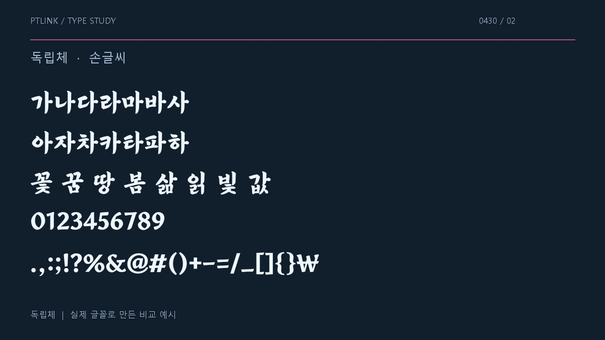 독립체 지원 문자와 숫자 모양
